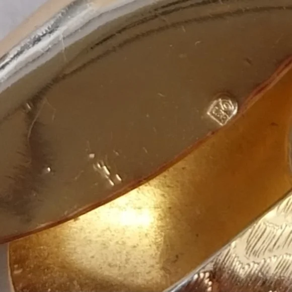 Vintage Gold Planted  Bow Brooch - Picture 5 of 15